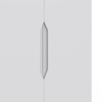 FWStyle Luno 2 Door Double Wardrobe – White