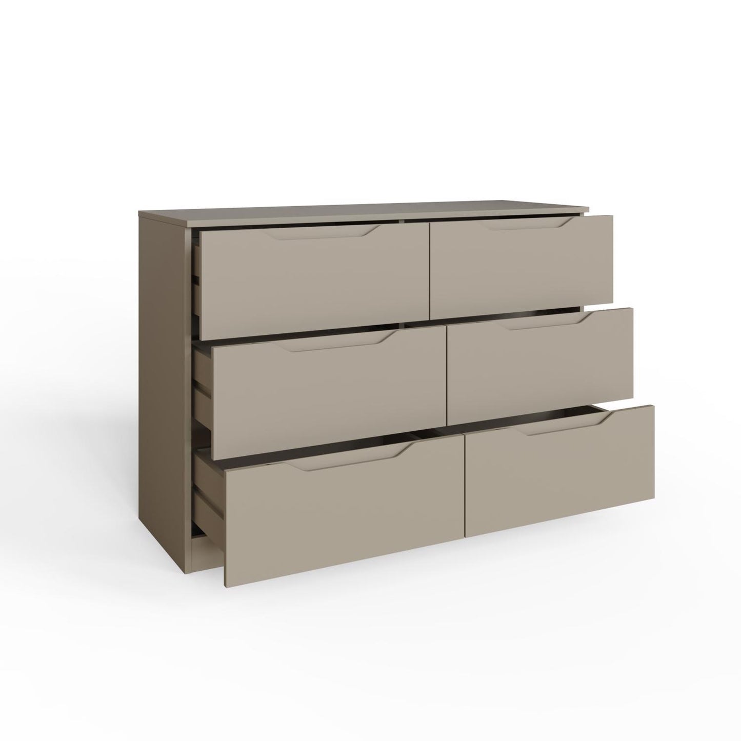 Luno 6 Drawer Chest of Drawers – Putty