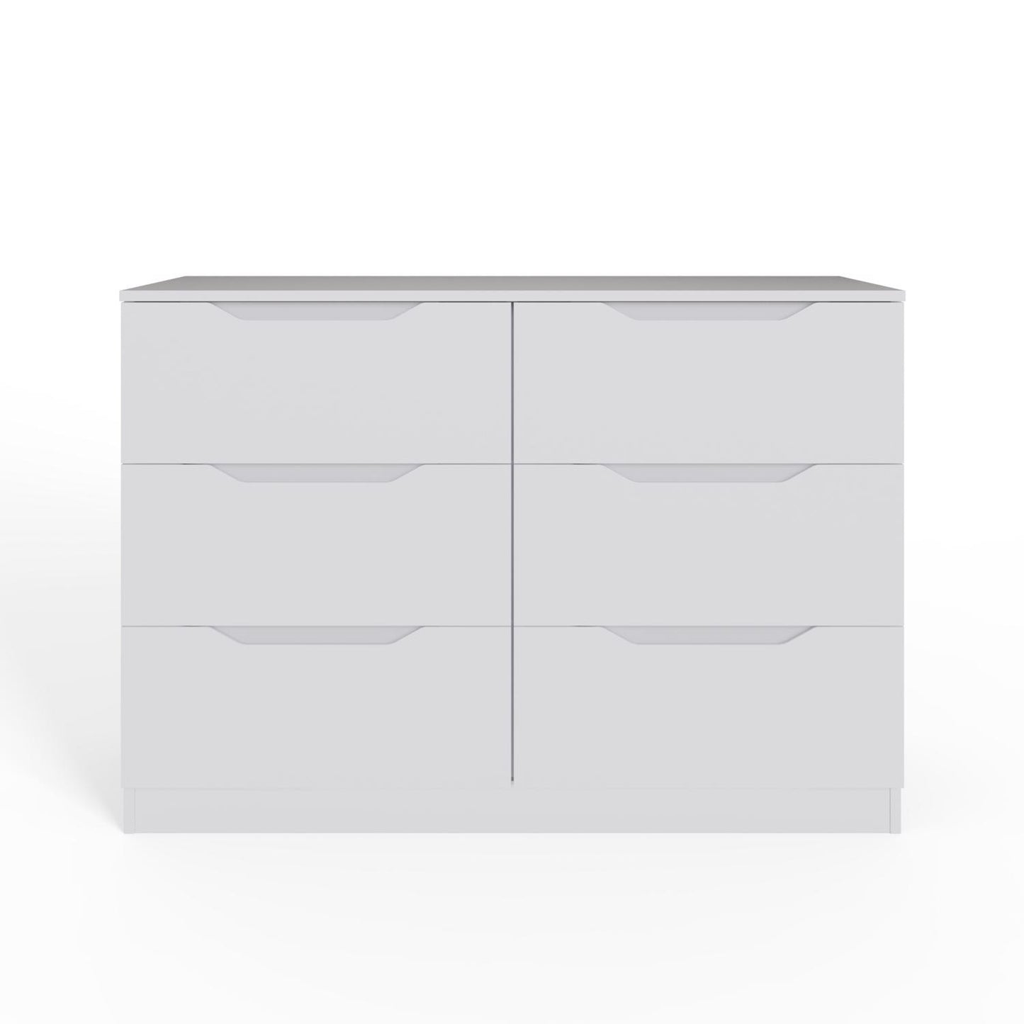 Luno 6 Drawer Chest of Drawers – White