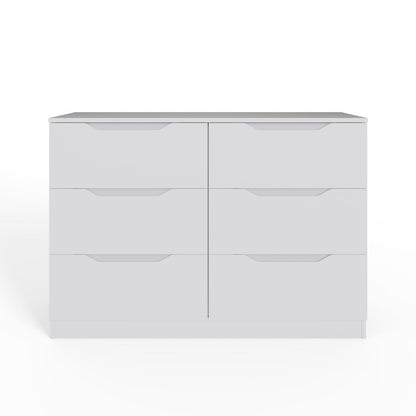 Luno 6 Drawer Chest of Drawers – White