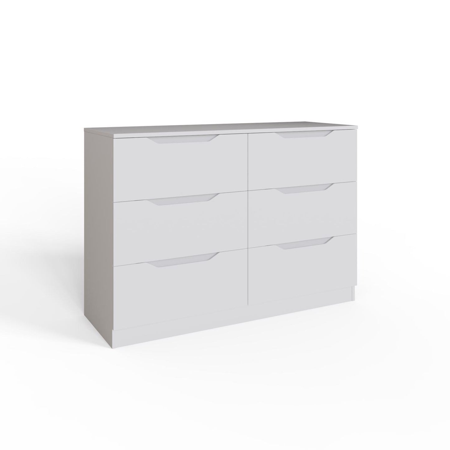 Luno 6 Drawer Chest of Drawers – White