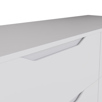 Luno 6 Drawer Chest of Drawers – White
