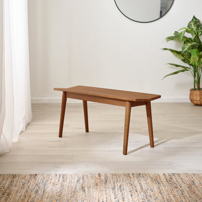 Lynton Small Walnut Effect Wooden Dining Table & 2 Benches