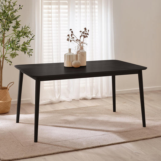 Lynton Rectangular Oak Effect Wood 6 Seater Dining Table