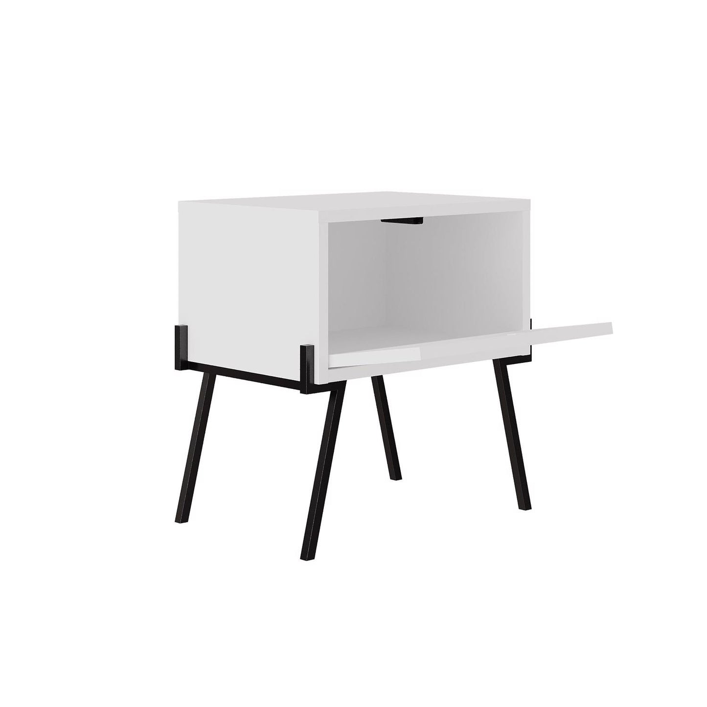 Naive Modern Nightstand Bedside Cabinet White