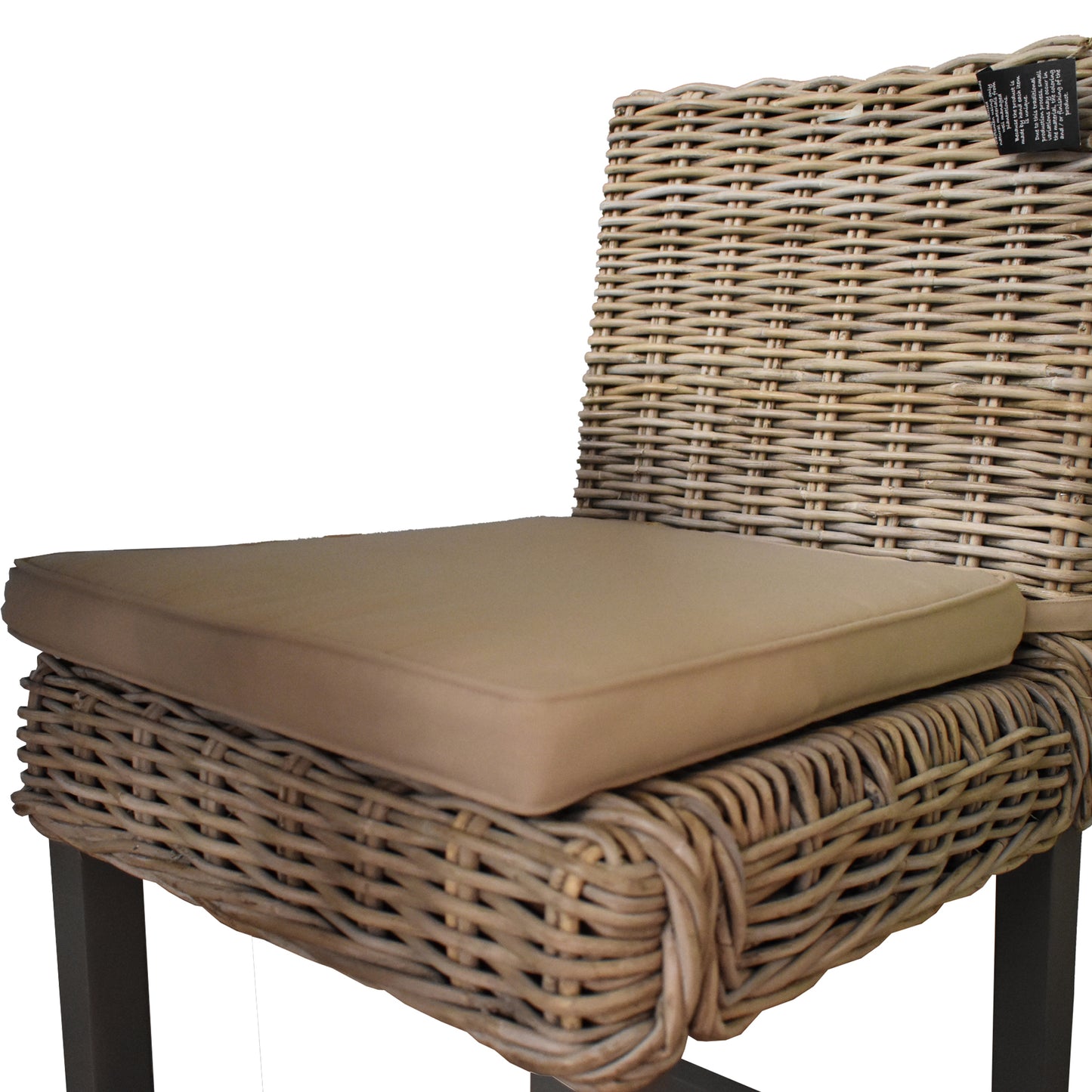Maya Bar Stools Greywash Set of 2 – Hand-Woven Rattan