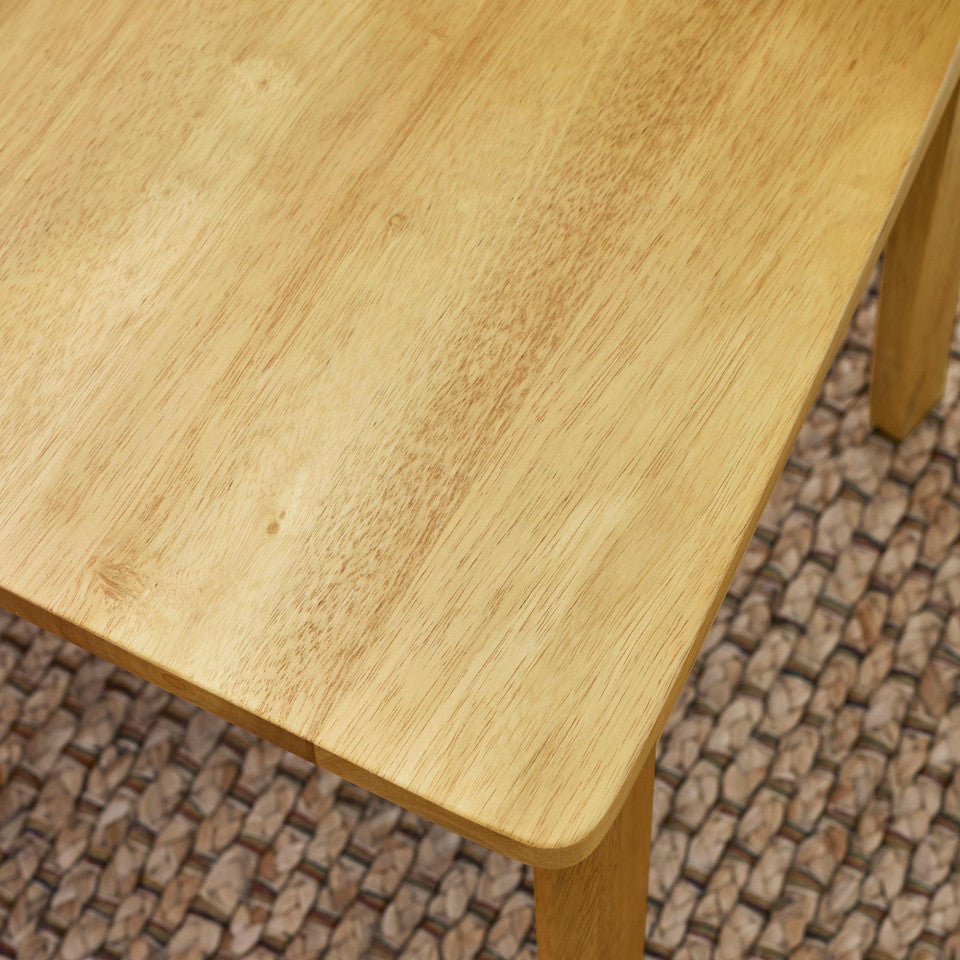 Lynton Small Oak Effect Solid Wood Dining Table & 4 Millford Chairs