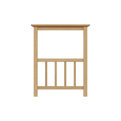 Taberno Natural Oak Magazine Rack & Turntable Stand