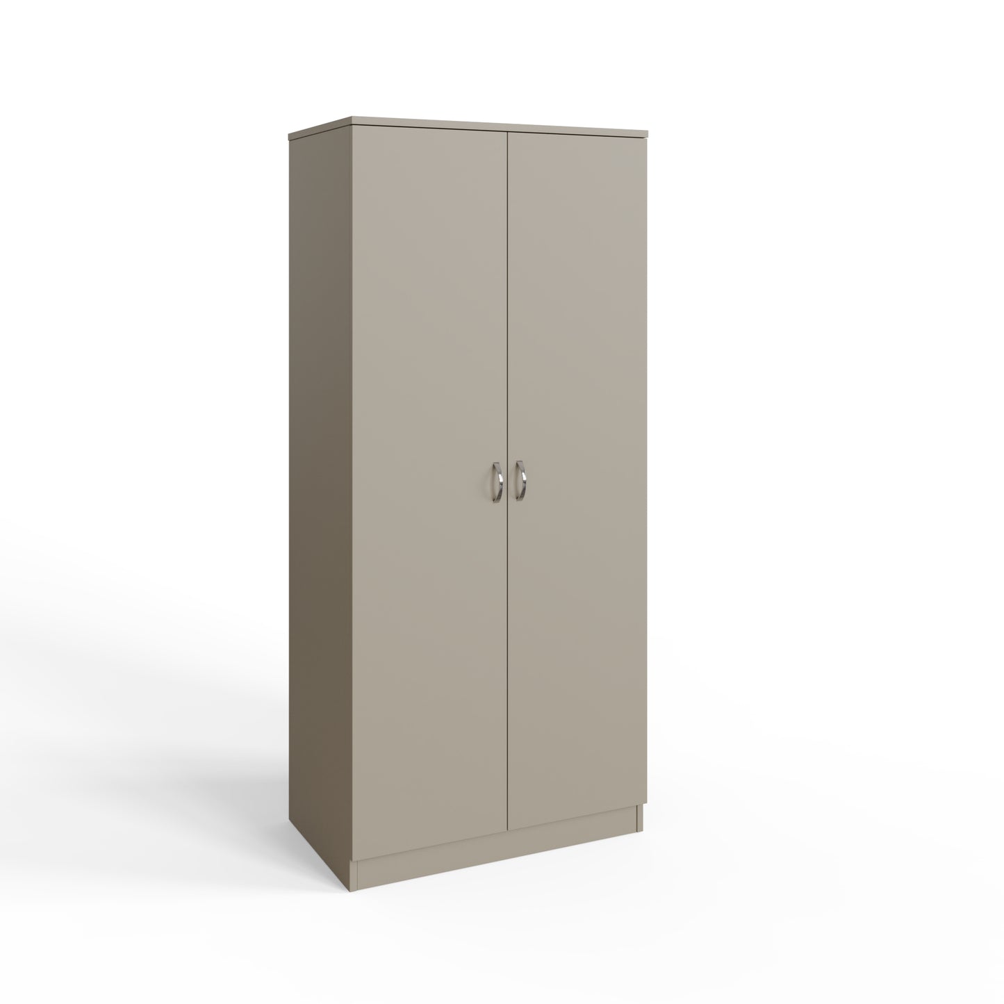 Promo 2 Door Double Wardrobe – Elegant Putty Finish