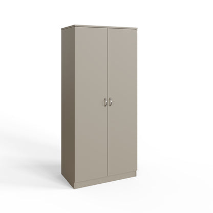 Promo 2 Door Double Wardrobe – Elegant Putty Finish
