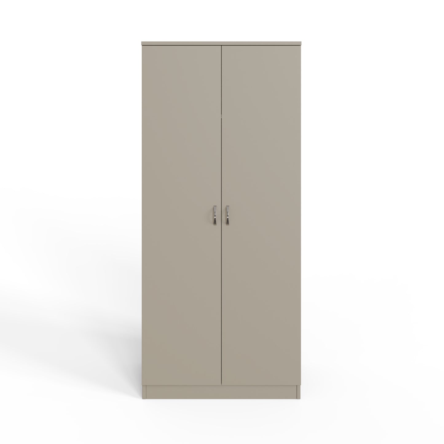 Promo 2 Door Double Wardrobe – Elegant Putty Finish