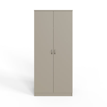 Promo 2 Door Double Wardrobe – Elegant Putty Finish