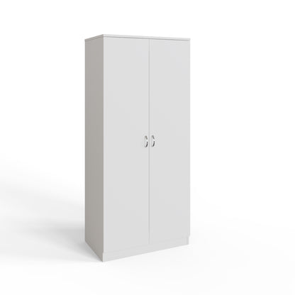 Promo 2 Door Double Wardrobe – White Finish