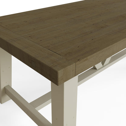 Purbeck Truffle 2m Dining Table – Reclaimed Pine