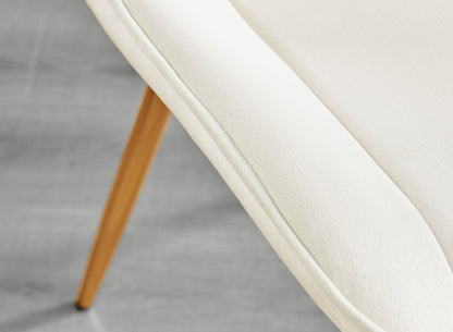 Novara White Marble Gold Leg 120cm Round Dining Table & 6 Pesaro Gold Leg Chairs