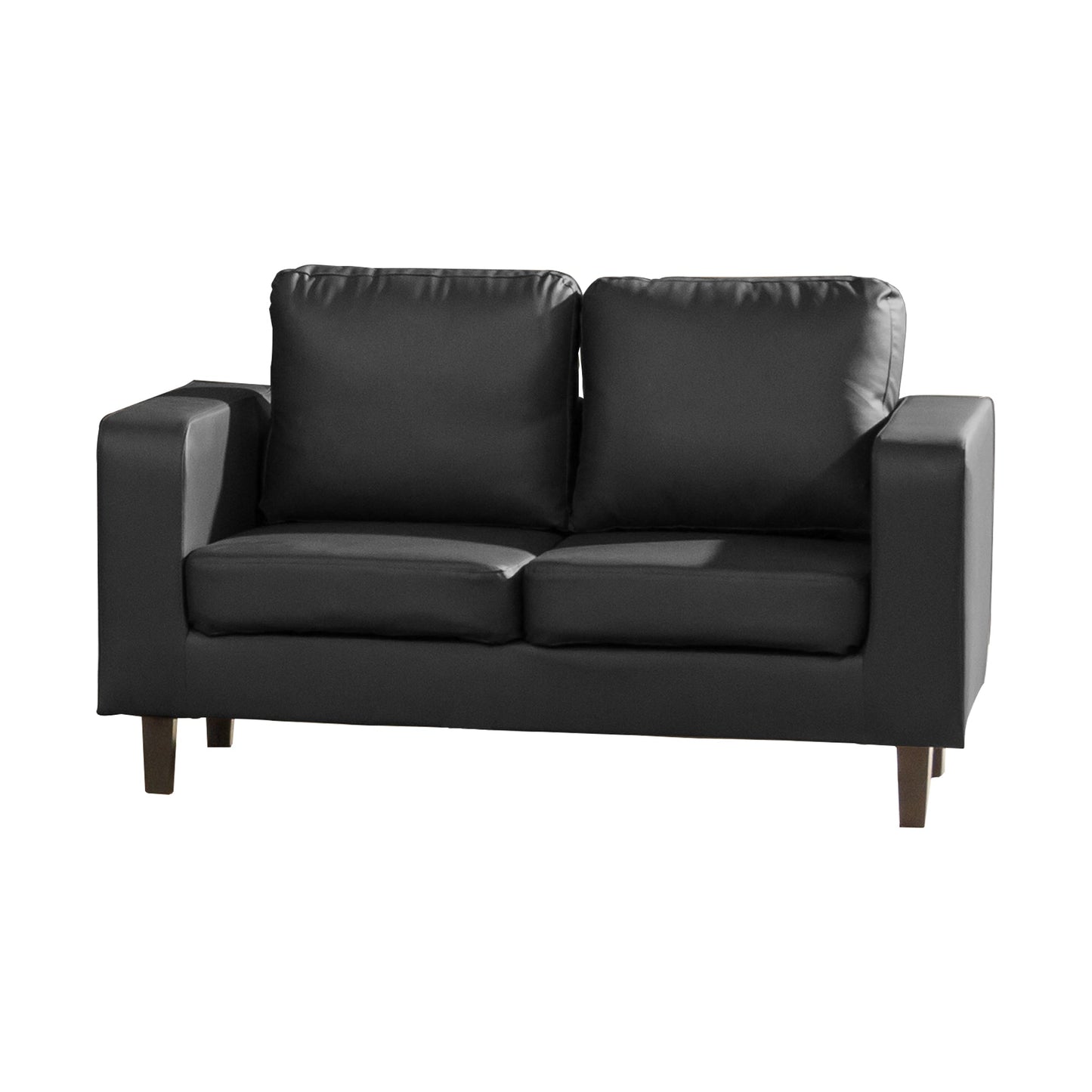 ComfortCraft Leather 2-Seater Sofa