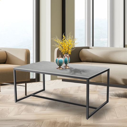 Italian Style Sintered Stone Coffee Table – Modern Rectangle
