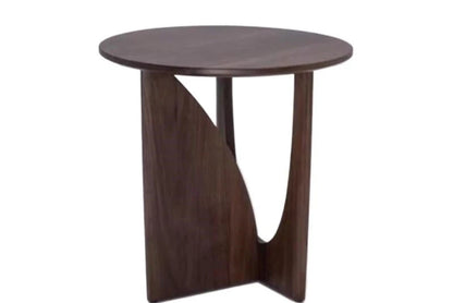 Nordic Round Solid Wood Coffee Table Sofa Side Table Bedroom Bedside Table