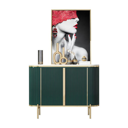 Elec Sideboard, Green & Gold