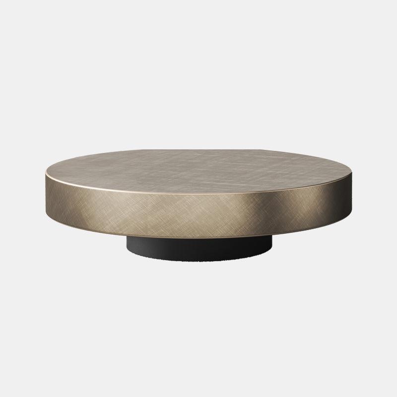 Gold Nesting Coffee Table, With Black Side Table