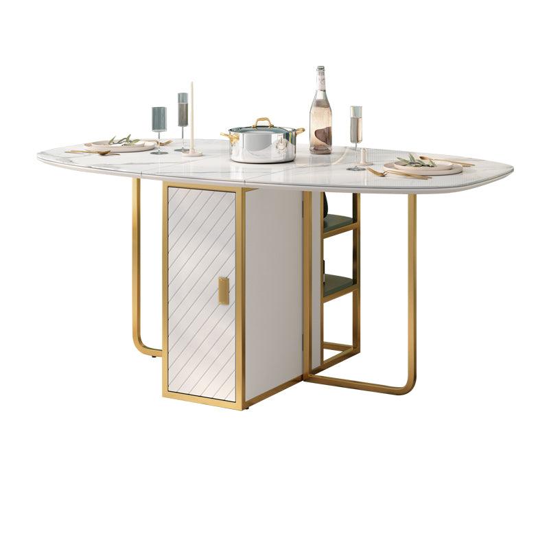 Acacia Folding Extendable Dining Table
