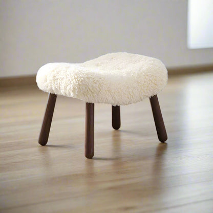 Philip Arc Sheepskin Ottoman (stool only)