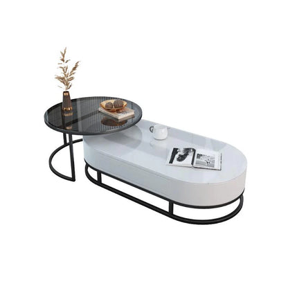 Hagy Nesting Coffee Table Set, Sintered Stone