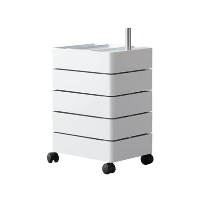 Afar Side Table With Storage & Trolley
