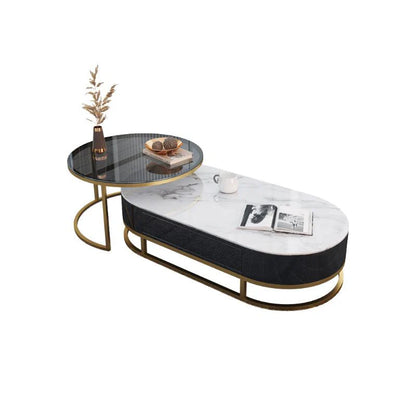 Hagy Nesting Coffee Table Set, Sintered Stone