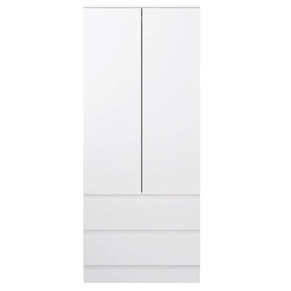 FWStyle Stora 2 Door 2 Drawer Wardrobe – White Matt