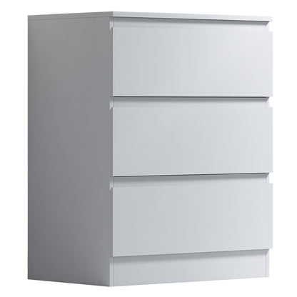 FWStyle Stora 3-Drawer Chest – Matt White
