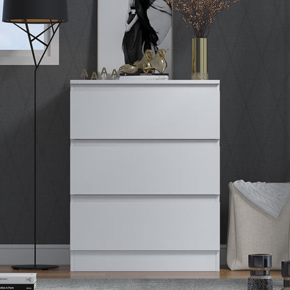 FWStyle Stora 3-Drawer Chest – Matt White