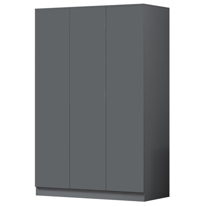 FWStyle Stora 3 Door Wardrobe – Matt Dark Grey
