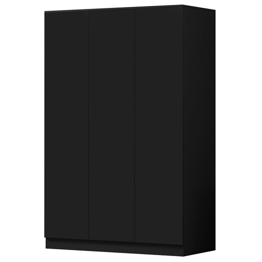 FWStyle Stora 3 Door Wardrobe – Matt Black