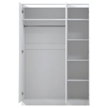 FWStyle Stora 3 Door Wardrobe – White Gloss Front