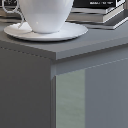 FWStyle Stora 4-Drawer Chest – Grey Gloss Front
