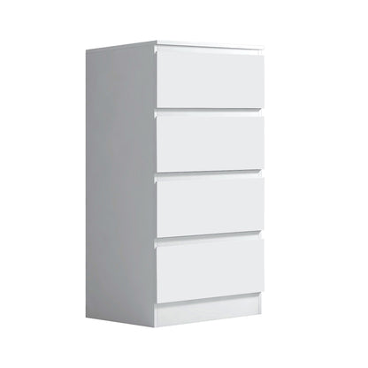 FWStyle Stora 4-Drawer Chest – Matt White