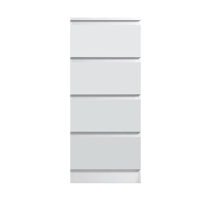 FWStyle Stora 4-Drawer Chest – Matt White