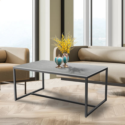 Italian Style Sintered Stone Coffee Table – Modern Rectangle