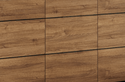 Camar Large Oak Effect 3 Drawer Sideboard