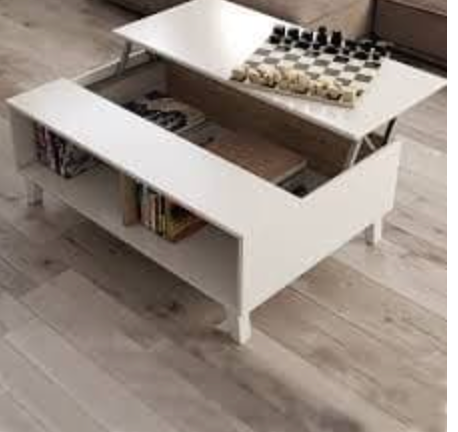 Toris Coffee Table Oak and White