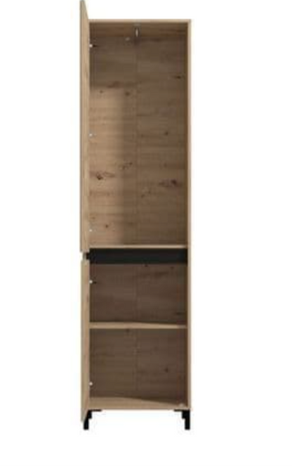 Rosmara Artisan Oak Effect Slim Narrow Shallow Depth Hallway Wardrobe