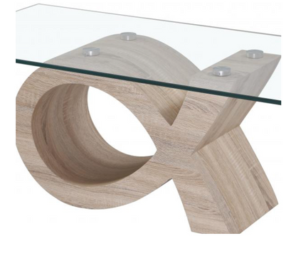 Cape Coffee Table – Natural Wood Finish | Modern Coastal Living Room Furniture