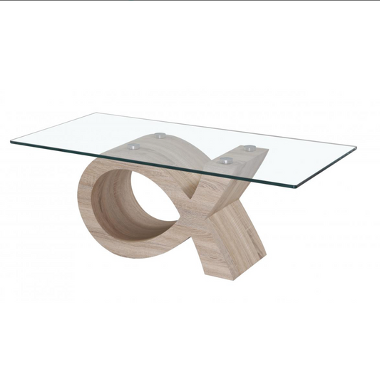 Cape Coffee Table – Natural Wood Finish | Modern Coastal Living Room Furniture