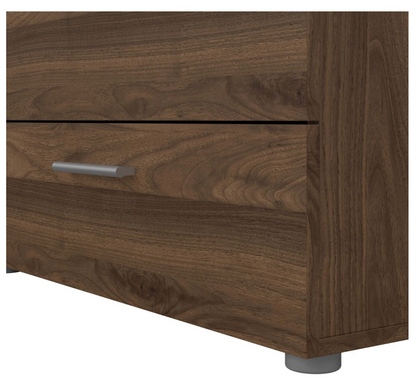 Pepe Walnut Double Dresser – 8 Drawer Chest of Drawers