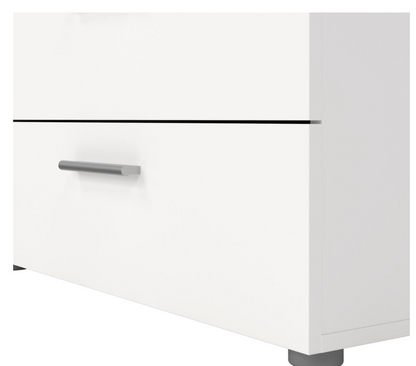 Pepe Wide Chest of 8 Drawers in White