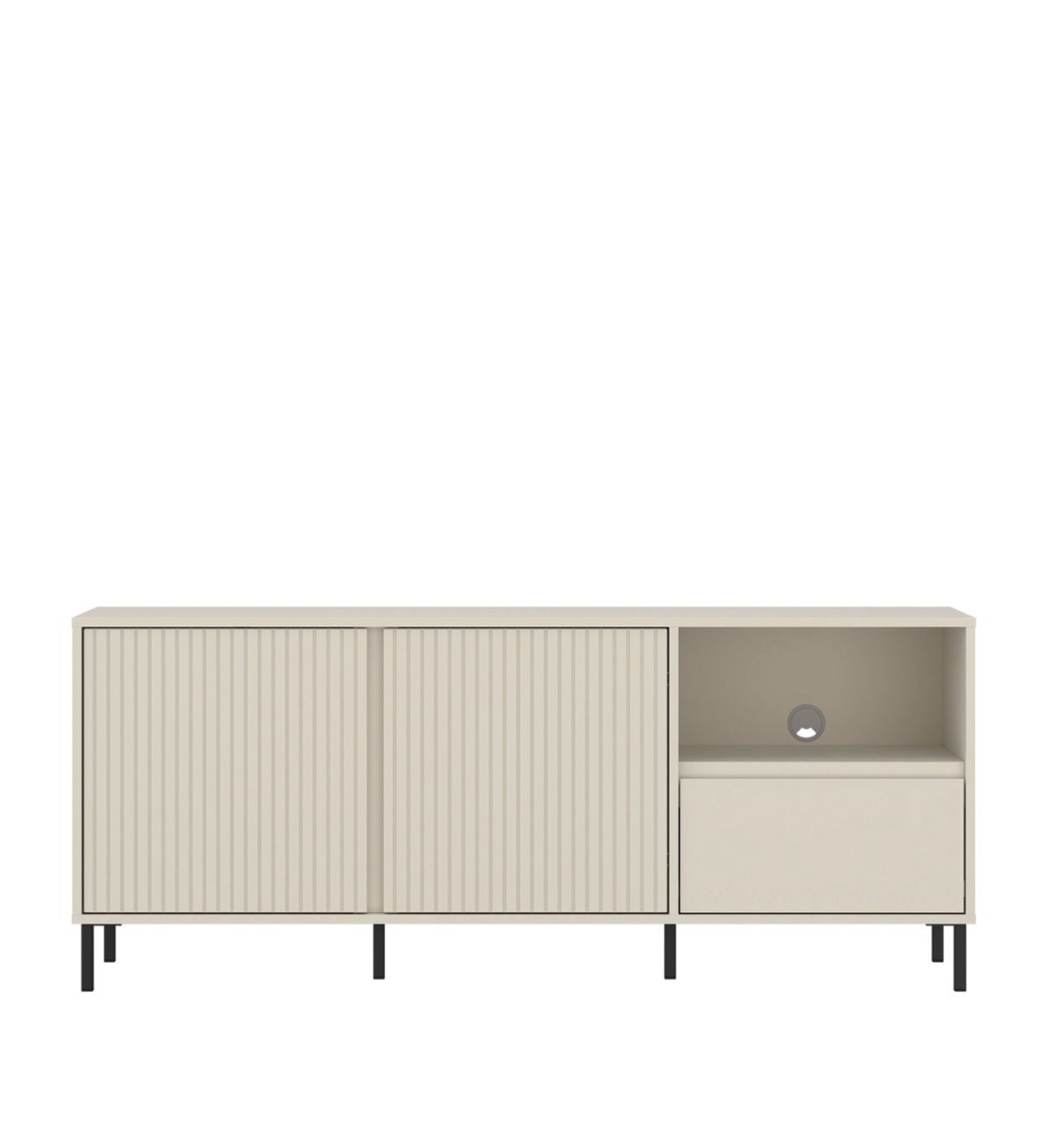 Avenale Wide TV Cabinet 2 Door 1 Drawer in Cashmere