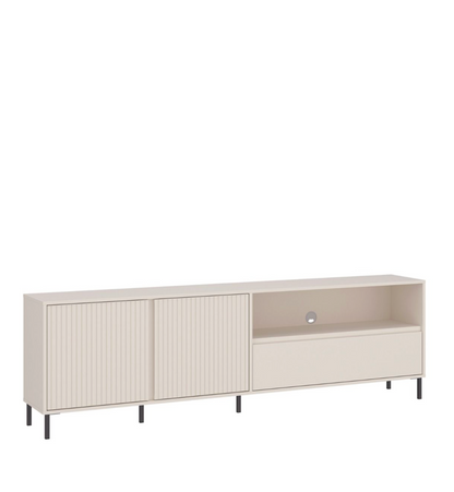 Avenale TV Cabinet 2 Door 1 Drawer in Cashmere