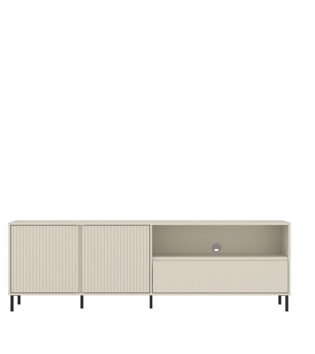 Avenale TV Cabinet 2 Door 1 Drawer in Cashmere