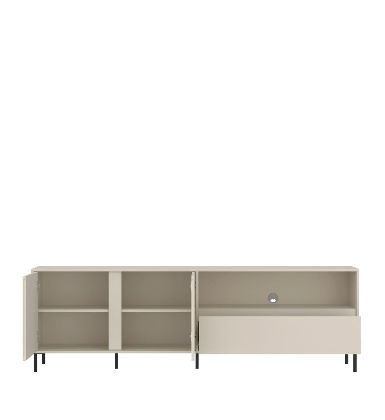 Avenale TV Cabinet 2 Door 1 Drawer in Cashmere